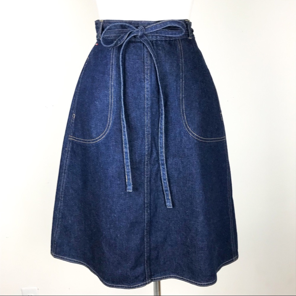 🌺🌺 Tommy Hilfiger Wrap Around Denim Skirt Size 3